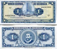 *1 Córdoba Nikaragua 1968, P115 UNC - Kliknutím na obrázok zatvorte -